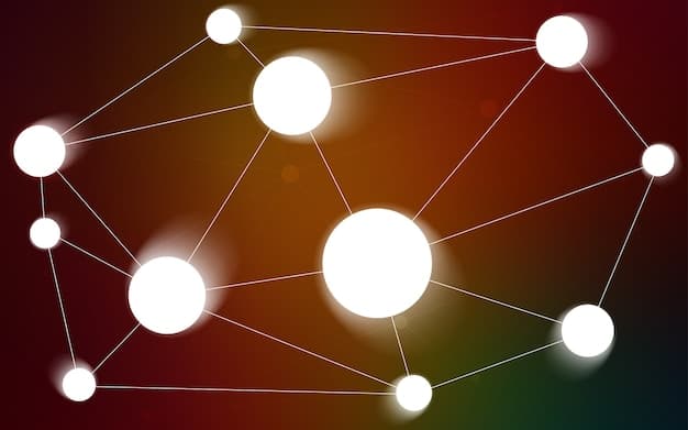 A graphic showing interconnected nodes forming a small, supportive network.