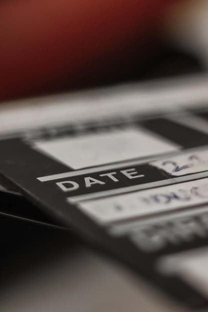 A screenshot of a simple, clean dashboard interface with a prominent date filter.