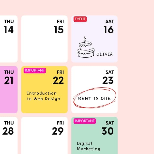 A screenshot of a social media scheduler with posts ready to go
