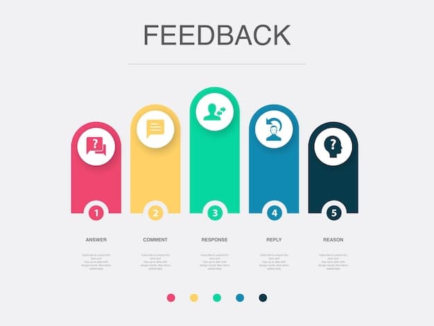 A simple flowchart showing feedback collection and categorization